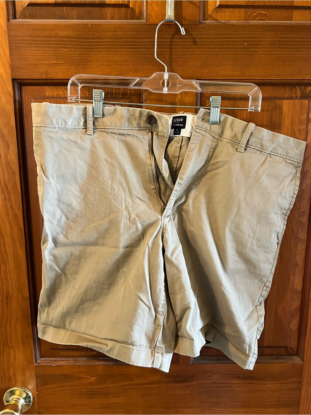 J. Crew Men's Flat Front Khaki Shorts